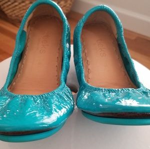 Tieks "blue" patent size 8